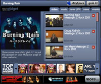Burning Rain gydget
